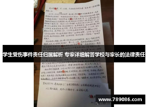 学生受伤事件责任归属解析 专家详细解答学校与家长的法律责任