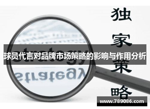 球员代言对品牌市场策略的影响与作用分析
